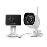 Zmodo Indoor/Outdoor Camera 2 Pack, 1080P Wireless Home Security Cameras with Motion Detection, 2-Way Audio, Night Vision