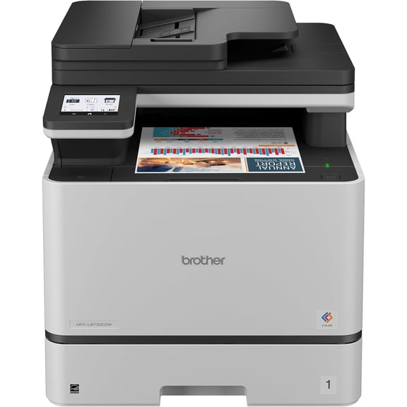 MFC-L8730CDW Business Color Laser All-in-One Printer with Duplex Print, Scan, Copy, Wireless Networking, and Advanced Security Features