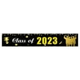thumbnail image 2 of CEHVOM 2023 Graduation Decoration Banner Class Congrats Graduation Porch Sign Photo Background 300x50cm, 2 of 7
