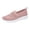 Pink, variant on YOUYEDIAN Womens Slip-On Knit Mesh Loafers Orthopedic Shoes for Women Lightweight and Comfortable Breathable Mesh Walking Shoe Casual Embroidered Flat Loafers (Black, 8 Wide)