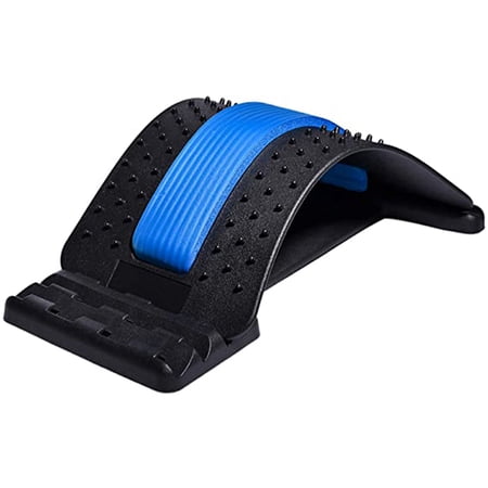 SAYFUT Back Stretcher, Back Cracker, Spine Deck Back Stretcher for Pain Relief Adjustable Multi-Level Lower Back Stretcher with Magnet for Sciatica, Scoliosis, Lower and Upper Back Stretcher Support