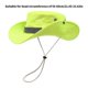 thumbnail image 3 of Spring Floppy Hat for Outdoor Activity Wide Brims Fluorescent Hat Sunproof Caps for Men and Women with Adjustable Strap Fluorescent orange, 3 of 5