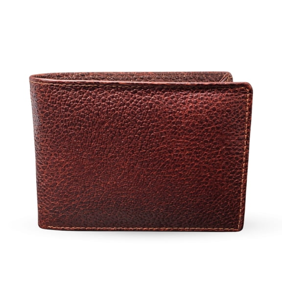 Hunar- Men’s Brown Leather Wallet with Coin Pocket, Card Slots & Cash Section, Durable Bifold Wallet for Everyday Use