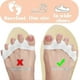 thumbnail image 5 of pares de separadores de dedos de silicona, protección para dedos, corrección de hallux valgus, 5 of 5