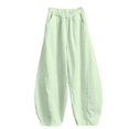 thumbnail image 4 of XAOFW Plus Size Wide Leg Pants For Women Loose Fit Elastic Waist Casual Harem Trousers Everyday Comfort Palazzo Pants For Women Versatile Bottom XXXL, 4 of 4