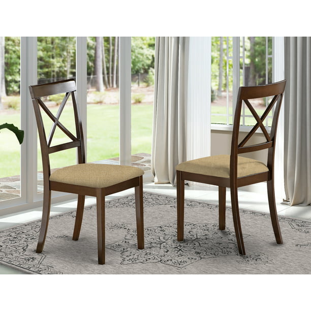 Boc Cap C Boston X Back Dining Chair, Espresso Dining Chairs Set Of 4