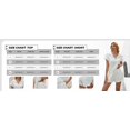 thumbnail image 4 of Women Two Piece Outfits Tracksuit Half Zip Lapel Cap Sleeve Sweatshirt High Waist Drawstring Shorts Set Sweatsuit, 4 of 6