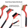 thumbnail image 3 of 10-Piece Car Details Brush Set Long Soft Wheel Brush Car Wash Details Brush Ultra-Fine Fiber Cleaning Gloves, 3 of 5