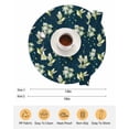 thumbnail image 6 of 13 Inch Round Placemats Set of 4, Blue Summer Botanical Non Slip Heat Insulation PP Table Mats, Green Spring Floral Birds Farmhouse Washable Place Mats for Kitchen Dining Party Table Decor, 6 of 7