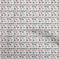 thumbnail image 1 of oneOone Polyester Spandex Gray Fabric Christmas Diy Clothing Quilting Fabric Print Fabric By Yard 56 Inch Wide, 1 of 4