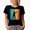 Black, variant on Distressed Shadow of a Golf Player, Golfing or Golfer Themed Merch Gift, Black T-Shirt, Small