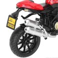 thumbnail image 3 of 1:12 Scale Alloy Motorcycle Model Realistic Motorcycle Model Kids Moto Toy for Display Collection Red, 3 of 4