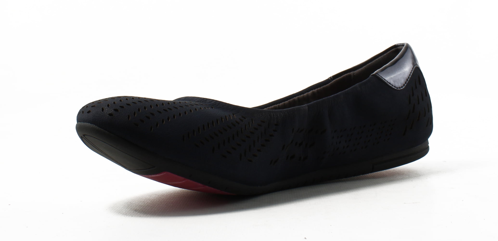 Time And Tru Brand Ballet Flats Black Stripe Size 10 NEW Casual Shoes