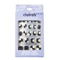 thumbnail image 2 of Claire's Faux Nails Set Black and Yellow Daisy, 2 of 2
