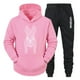 thumbnail image 1 of 2023 Korea Mens Sweatshirt Sets Hoodie+Sweatpants 2 Piece Suits Casual Womens Kawaii Streetwears Fashion Luxury Tracksuit Outfit, 1 of 4