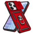 thumbnail image 2 of For Xiaomi Redmi Note 14 4G (163.25x76.55x8.16mm) Case PC TPU Phone Cover with Lens Protection Kicks, 2 of 5