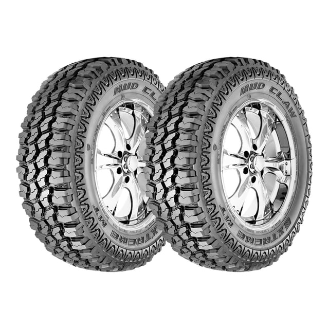 Pack 2 Llantas MUD CLAW Mud Claw Extreme M/T 33X12.50R15LT