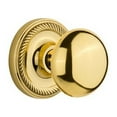 thumbnail image 3 of Nostalgic Warehouse Ropnyk_Psg_234_Nk New York Solid Brass Passage Door Knob Set - Chrome, 3 of 7