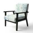 thumbnail image 2 of Designart "Watercolor Mandalas IV" Upholstered Floral Accent Chair - Arm Chair, 2 of 5