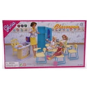 Gloria Classroom Doll Furniture Set with Locker, Desk, and Chairs, Fits 11.5 Dolls, 7 piece