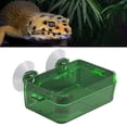 thumbnail image 3 of Ventosa , plato alimentador de agua, cuenco para comida, recipiente para lavabo para Lguana Gecko 9x6x35cm Verde Zulema Alimentador de reptiles, 3 of 8