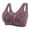 Purple bras for women, variant on Wireless Bras for Women Large Size Open Closure Compression Push up Bralette Ladies Seamless Full Coverage Full Figure Bras Bras for Women No Underwire Summer Saving Bras
