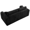thumbnail image 6 of CQSXDA 3 Seater Corduroy Boneless Couch, 26.4 Inch Cloud Sofa with Deep Seat & 2 Pillows for Living Room，Black, 6 of 6