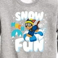 thumbnail image 3 of Paw Patrol - Snow Much Fun - Toddler And Youth Crewneck Fleece Sweatshirt, 3 of 6