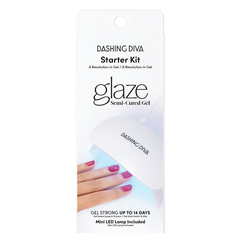Pro LED Lamp | Semi-Cured Gel Nail Strips | Glaze Tools | Dashing Diva