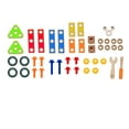 thumbnail image 3 of Hape Wooden 42 Piece Toddler Colorful Blocks Basic Builder Play Set for Kids 3+, 3 of 4