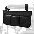 thumbnail image 2 of Pack de almacenamiento Bolsas laterales para reposabrazos de silla de ruedas con tiras reflectantes Tomshoo Pack de almacenamiento, 2 of 7