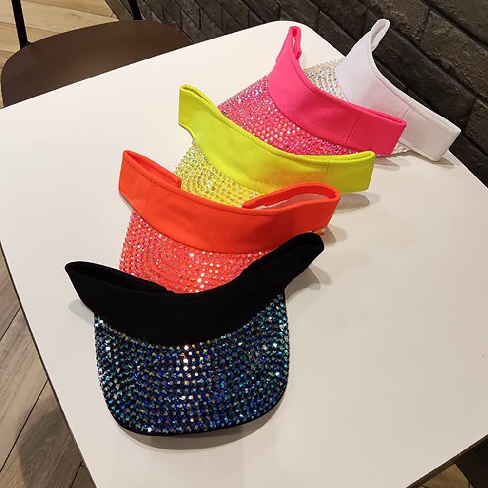 2 Chapeaux De Soleil Pliables Pour Femme Avec Ouverture Pour Queue De Cheval - Protection UV - Blanc Cassé Et Rose Glacé