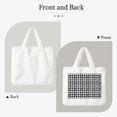 thumbnail image 2 of Rocae Black Tartan Plaid or Plush Underarm Bag White Furry Purse Handbag for Autumn and Winter, 2 of 7