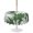 Forest, White, Cream, variant on Outdoor Tablecloth with Umbrella Hole for Patio/Picnic/Party/Camping, Sage Green Palm Trees Waterproof Table Cloth Rectangle Table Cover Washable, Farmhouse Tropical Summer Beach (54"x 80")