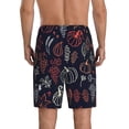 thumbnail image 5 of Cauagu Thanksgiving Print Pajama Bottoms for Men Sleep Pajama Shorts Elastic Waistband Sleep Pajama Short Men's PJ Shorts -3X-Large, 5 of 6