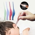 thumbnail image 3 of Anti-slip Rebound Spring Design Ergonomic Earpick Spoon Children LED Light Ear Cleaning Tool, 3 of 8