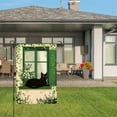 thumbnail image 3 of Amhnf Black Cat On Window Garden Flag For Home Outdoor Garden Yard Decor 12x18 inch, 3 of 5