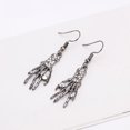 thumbnail image 3 of WILLBEST Aretes De Titanio Con Forma De Gota Y Hueso Incrustado, Con Personalidad Extravagante Para Mujeres Y Niñas., 3 of 3