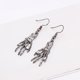 thumbnail image 3 of WILLBEST Aretes De Titanio Con Forma De Gota Y Hueso Incrustado, Con Personalidad Extravagante Para Mujeres Y Niñas., 3 of 3