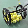 thumbnail image 5 of 2-in-1 Tennis Balls Pick Up Automatic Balls Receiver Stainless Steel with Handle Hold Up 55 Tennis Balls, 5 of 16