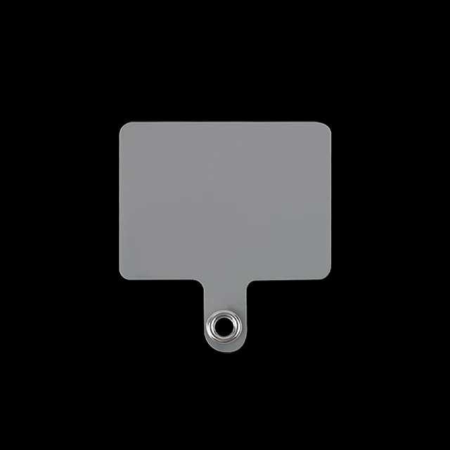 4/1PCS Metal Phone Lanyard Patch Pad Stainless Steel Cellphone Ultra-thin Tether Tab Multifunctional Four Leaf Clover Cards Clear 4PCS