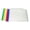 Assorted Bright, variant on VKLU 10 Pack Letter Size Slide Bar Report Covers, Clear Horizontal Presentation Folders, Classic Clear White Heavy Duty Plastic File Sleeves for Business Proposals