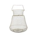 thumbnail image 1 of JShteea Cesta Protección Pescado Plegable Jaula Almacenamiento Cangrejo Pescado Alambre Portátil (25 Cm), 1 of 9