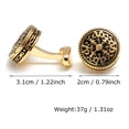 thumbnail image 2 of Gemelos vintage franceses Art Deco chapados en oro para hombre, 2 of 3