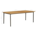 thumbnail image 4 of vidaXL 9 Piece Outdoor Dining Set Solid Acacia Wood and Steel, 4 of 4