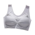thumbnail image 2 of Women's Tube Top Bralette Wireless Gathering, Beautiful Back Strapless Style Lingerie, Thin Breathable Minimizer Banduea, Small Chest Push Up Big Bust Slimming Bra, 2 of 6