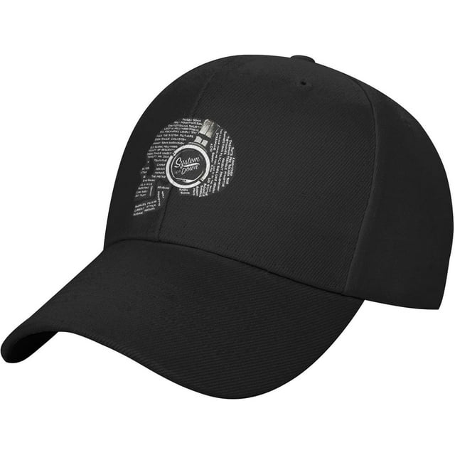Unisex The SOAD Down Music Rock Band System Baseball Cap Adjustable Dad Hat Visor Cap Classic Low Profile Golf Hat Summer Sun Visor for Running Workouts and Outdoor Activities All Seasons