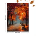 thumbnail image 3 of Qisvanset Autumn Park Oil Painting Canvas Wall Art 15.75x11.81 Inches, 3 of 8