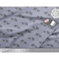 thumbnail image 2 of Soimoi Velvet Fabric Bull Dog Decor Fabric Printed Yard 58 Inch Wide, 2 of 3