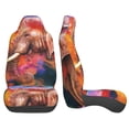 thumbnail image 3 of Sikiie Oil Paintings of Elephants Car Seat Protector 2 Pack Car Seat Cushion Mat, Car Seat Covers for SUV, Truck, Van, 3 of 7